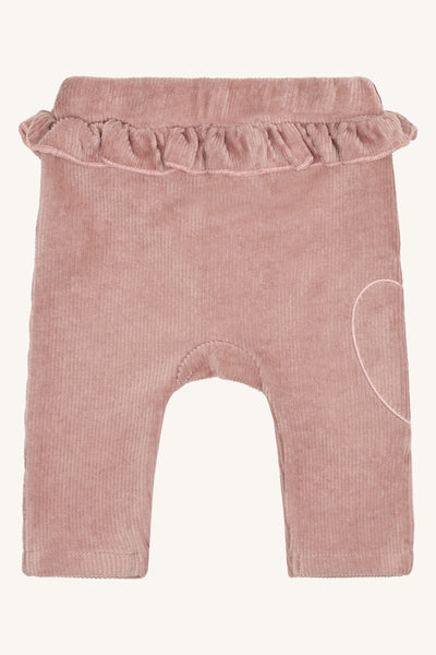 Hose "Gabe", Feincord (Nicki), Puderrosa - Hust&Claire
