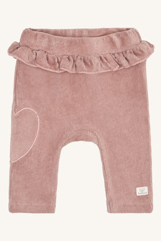 Hose "Gabe", Feincord (Nicki), Puderrosa - Hust&Claire