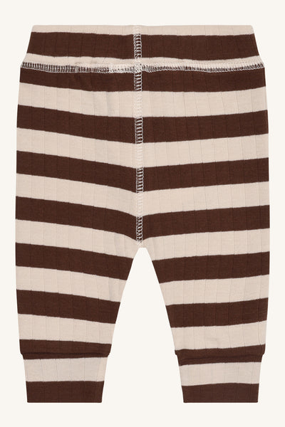 Babyhose (Strickhose) "Luca Fresh", Braun/Stone - Hust&Claire