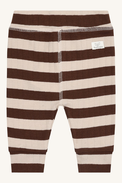 Babyhose (Strickhose) "Luca Fresh", Braun/Stone - Hust&Claire