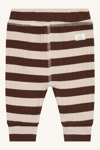 Babyhose (Strickhose) "Luca Fresh", Braun/Stone - Hust&Claire
