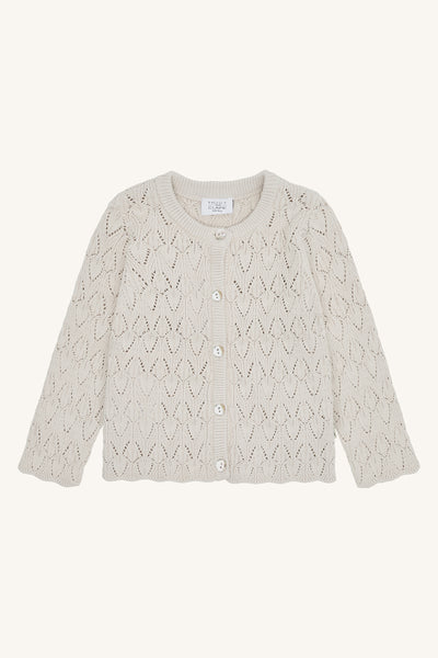 Strickjacke Cilja, Hellbeige (French Oak) - Hust&Claire