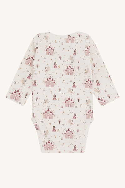 Langarmbody "Bebe", Prinzessinnen/Schlösser - Hust&Claire