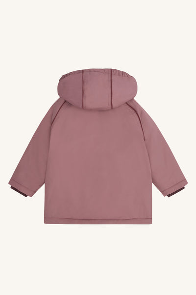 Winterjacke "Obia" mit kleinen Rüschen, Pale Mauve - Hust&Claire