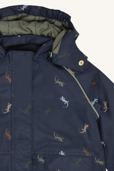Winterjacke "Obi", Lizards (Eidechsen-Print) - Hust&Claire