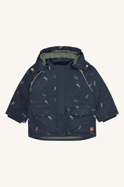 Winterjacke "Obi", Lizards (Eidechsen-Print) - Hust&Claire