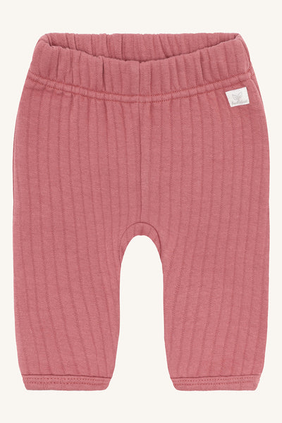 Legging "Guido Elephant" mit Elefanten-Stickerei, Dry Rose  - Hust&Claire