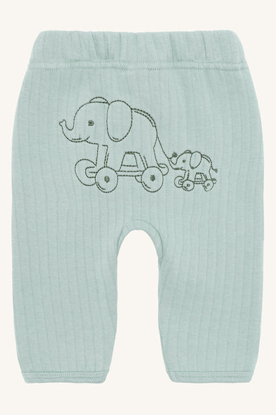 Legging "Guido Elephant" mit Elefanten-Stickerei, Iceberg  - Hust&Claire
