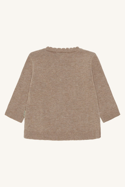 Pullover "Pusle Flower" mit Häkelblüten - Hust&Claire