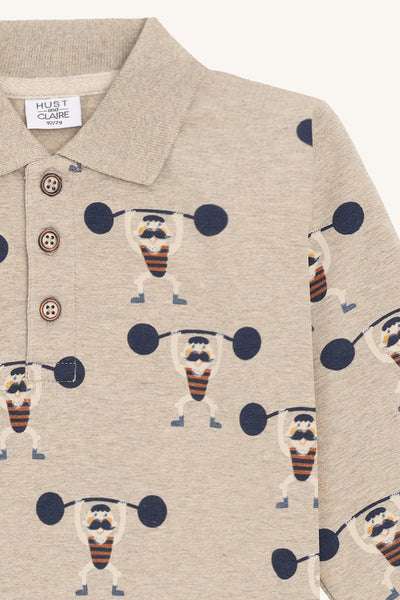 Langarmshirt/Longsleeve "Sune Strongman"  - Hust&Claire