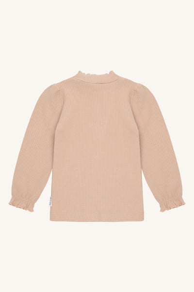 Langarmshirt/Longsleeve "Amma", Bisquit (Hellbeige) - Hust&Claire