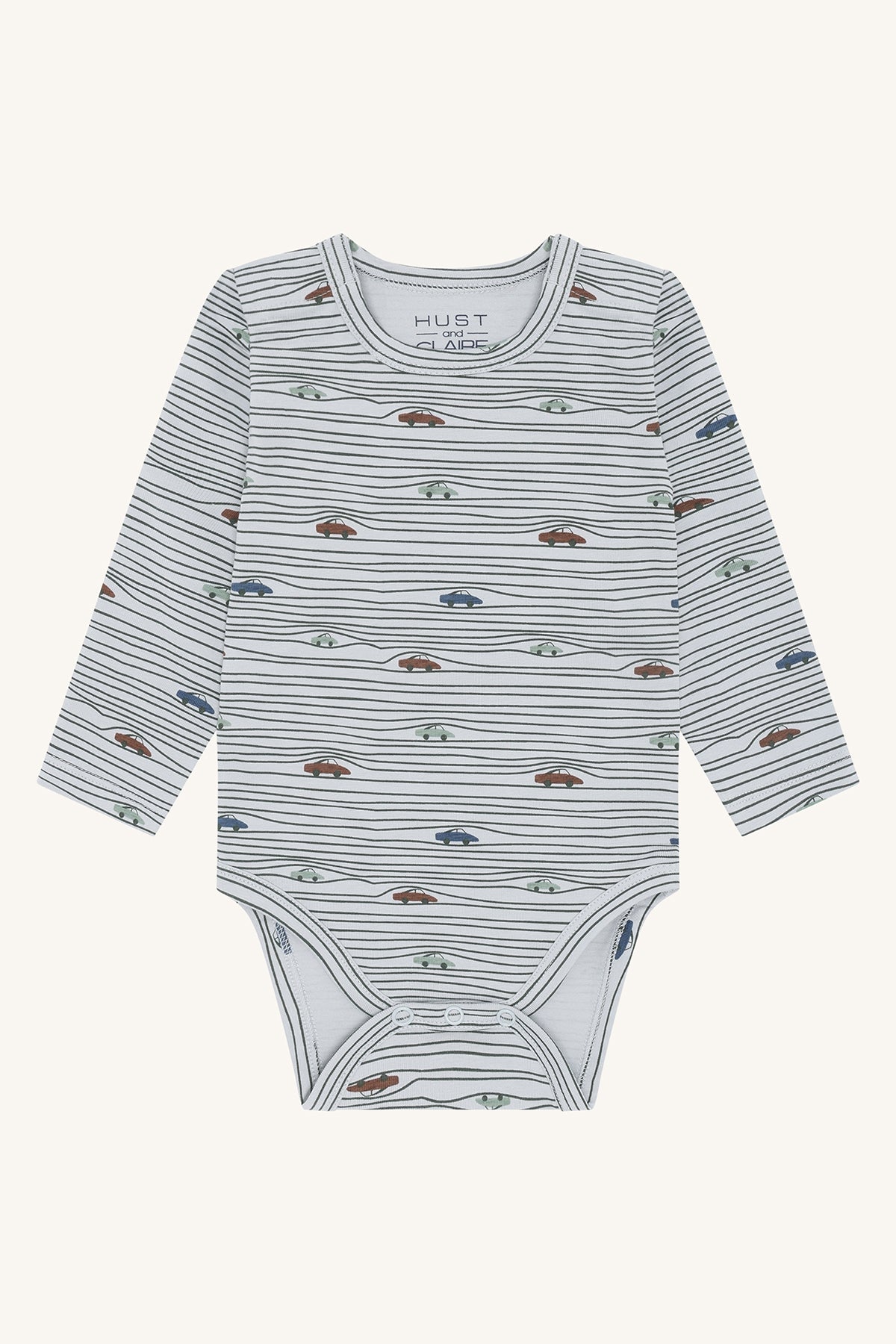 Langarmbody "Billy", Auto-Print - Hust&Claire