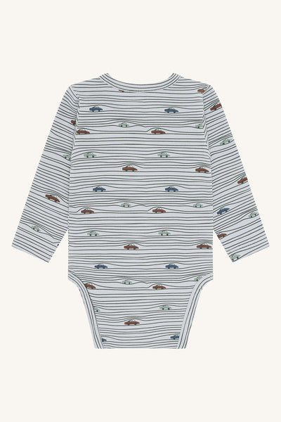 Langarmbody "Billy", Auto-Print - Hust&Claire