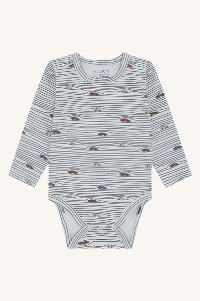 Langarmbody "Billy", Auto-Print - Hust&Claire