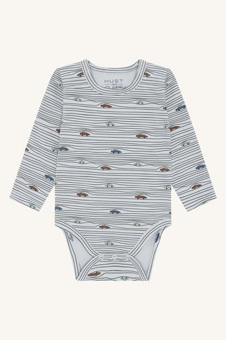 Langarmbody "Billy", Auto-Print - Hust&Claire