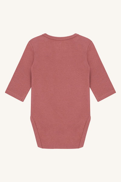 Langarmbody "Bam", Dry Rose - Hust&Claire