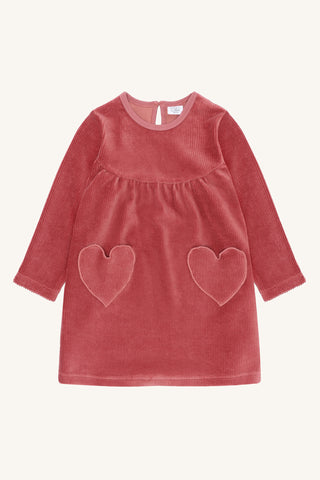 Kleid "Donna", Feincord (Nicki), Dry Rose - Hust&Claire