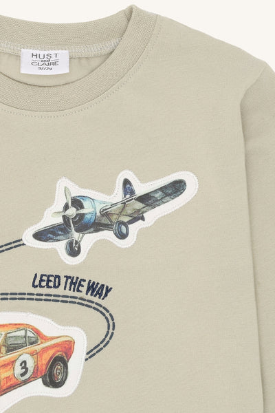 Langarmshirt/Longsleeve "Anton Retro Road" - Hust&Claire