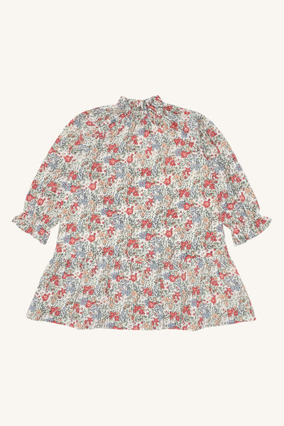 Leichtes Langarmkleid "Karoline", geblümt - Hust&Claire