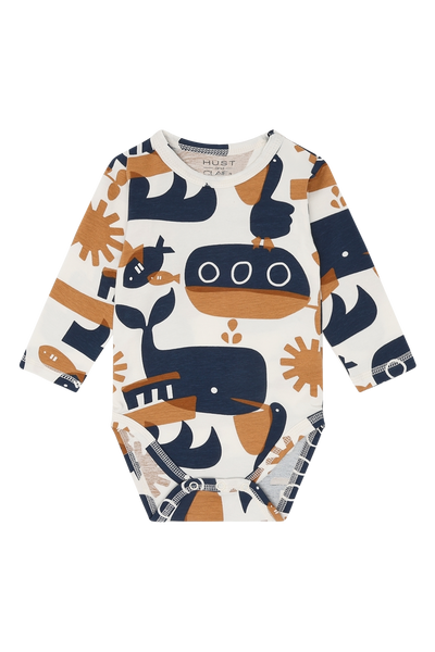 Langarmbody "Billy", Oceanlife - Hust&Claire