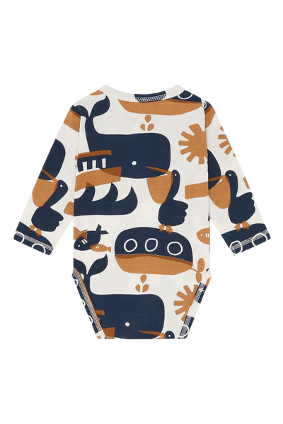 Langarmbody "Billy", Oceanlife - Hust&Claire