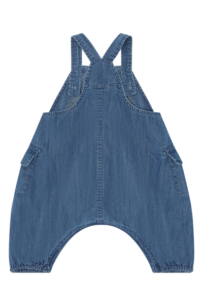 Jeans-Latzhose "Maks", Blue Denim - Hust&Claire