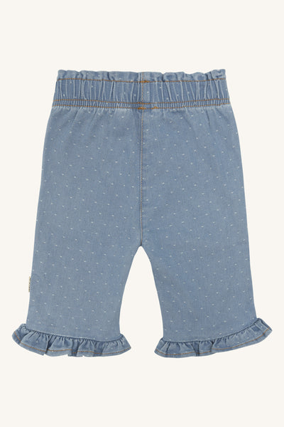 Weiche Jeans "Thea" mit Rüschen - Hust&Claire