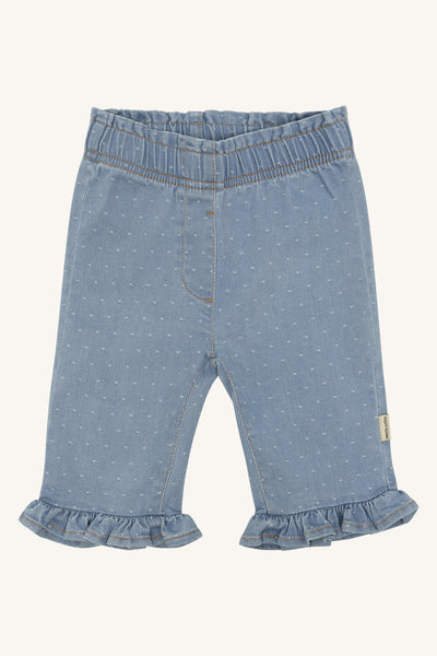 Weiche Jeans "Thea" mit Rüschen - Hust&Claire