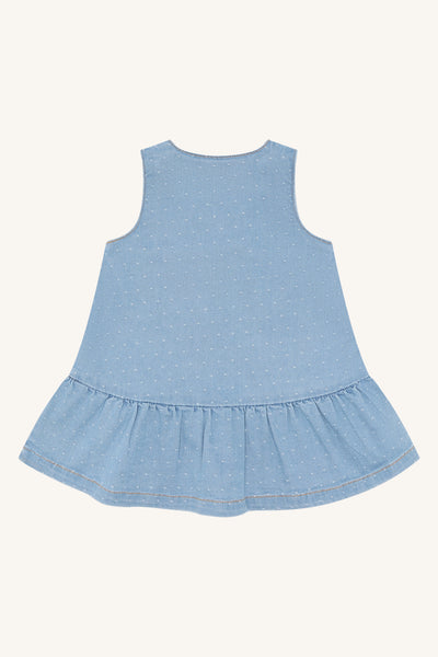 Weicher Jeans-Latzrock "Kis Dotty" - Hust&Claire