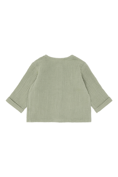 Babyjacke Chai, Musselin, Light Green - Hust&Claire