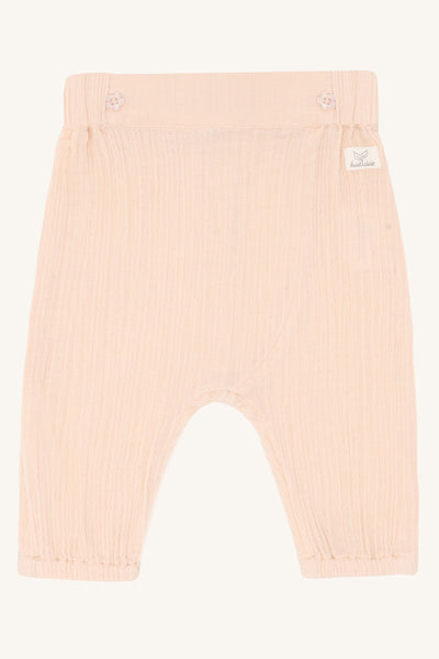 Babyhose Thicco, Musselin, Puderrosa (Quartz) - Hust&Claire