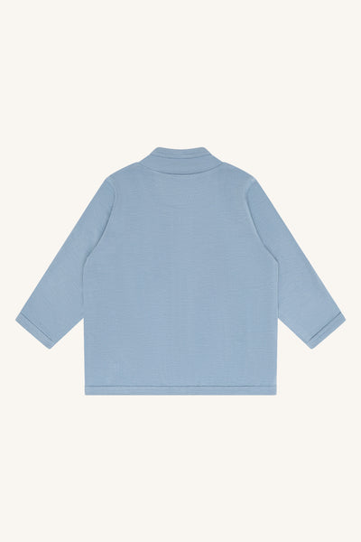 Jacke aus Bambus "Curd", Light Blue - Hust&Claire