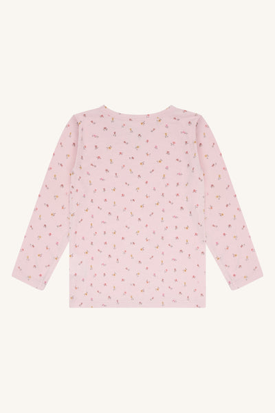 Langarmshirt (Longsleeve) "Austin" mit Blümchen-Print, Bambus - Hust&Claire