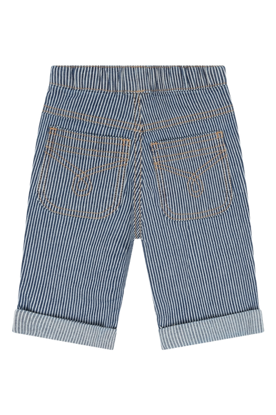 Jeans "Jean", marine-weiß gestreift - Hust&Claire