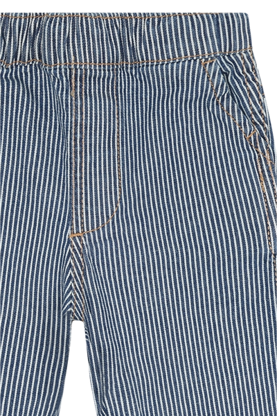 Jeans "Jean", marine-weiß gestreift - Hust&Claire