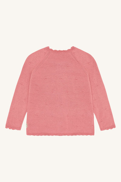 Strickjacke Cilja, Rosa (Sorbet) - Hust&Claire