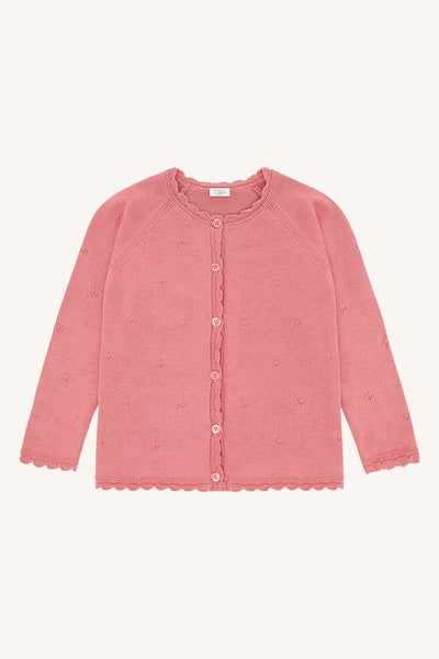 Strickjacke Cilja, Rosa (Sorbet) - Hust&Claire