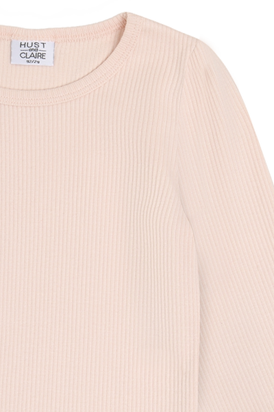 Langarmshirt/Longsleeve "Alma", Quartz (Zartes Pfirsichrosa) - Hust&Claire