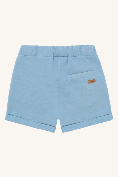 Kurze Hose (Shorts) "Haggi Slub", Hellblau (Glacier)- Hust&Claire