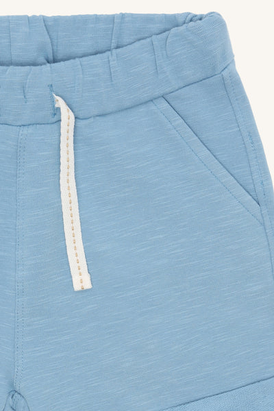 Kurze Hose (Shorts) "Haggi Slub", Hellblau (Glacier)- Hust&Claire