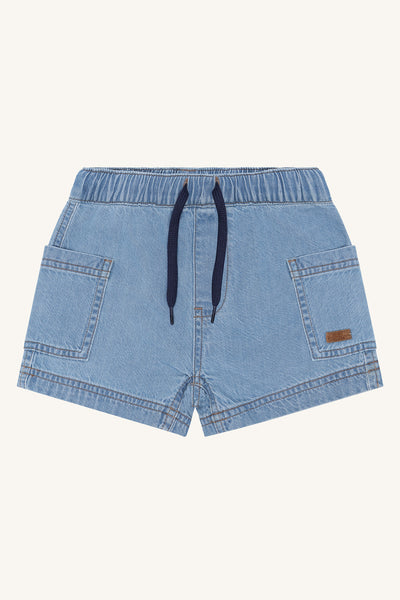 Kurze Jeans "Hans", Blue Denim - Hust&Claire