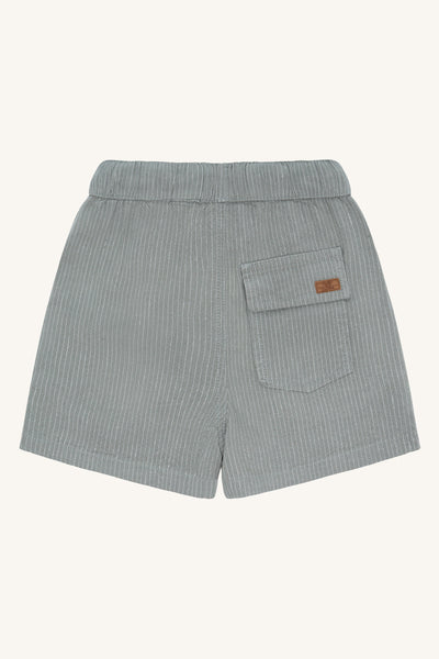 Kurze Hose (Shorts) "Hans",mit Leinen, Iceberg (Helles Graugrün) - Hust&Claire