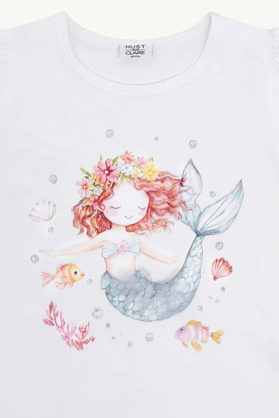 Kurzarmshirt "Alma", Meerjungfrau - Hust&Claire