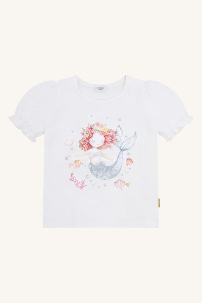 Kurzarmshirt "Alma", Meerjungfrau - Hust&Claire