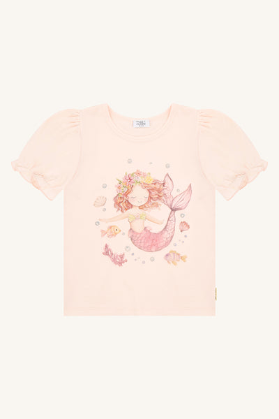 Kurzarmshirt "Alma", Meerjungfrau - Hust&Claire