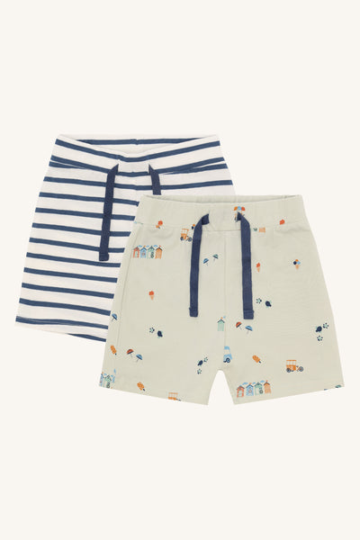 Set: 2 Kurze Hosen (Shorts) Hau Holiday", Ringel, Sommer - Hust&Claire