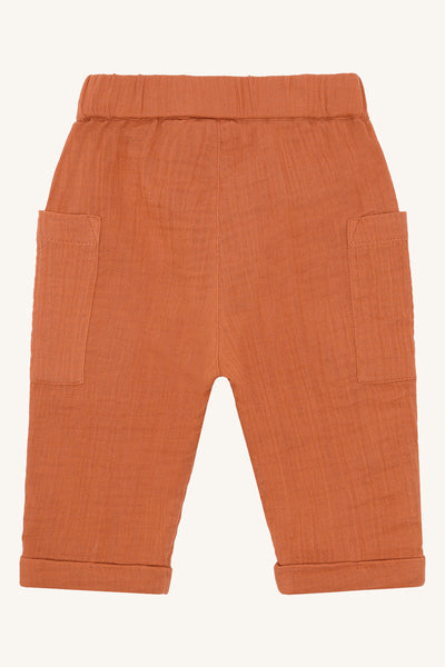 Hose "Tue", Musselin, Orange - Hust&Claire