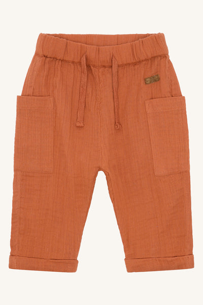 Hose "Tue", Musselin, Orange - Hust&Claire