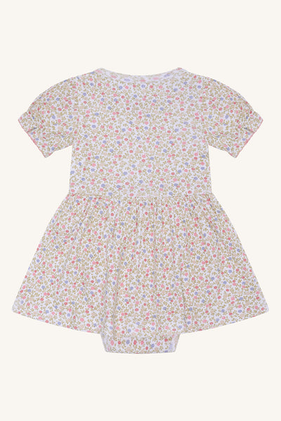 Kleid "Kammy Blooming", mit Body-Einsatz, geblümt - Hust&Claire