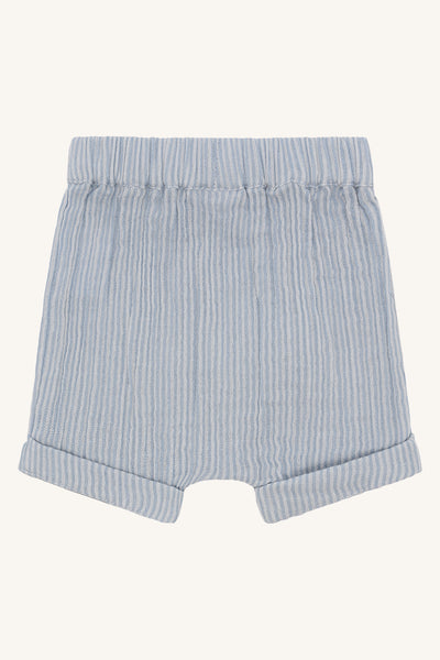 Kurze Hose (Bloomers) Haris, Musselin, Hellblau - Hust&Claire